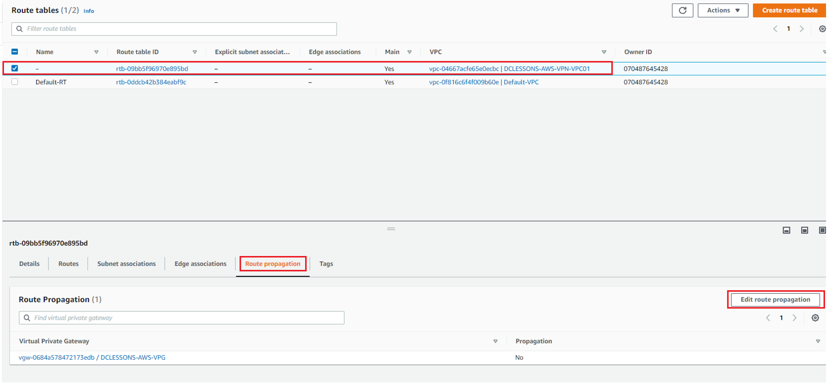 LAB: Configure AWS Site to Site VPN Connection - DCLessons