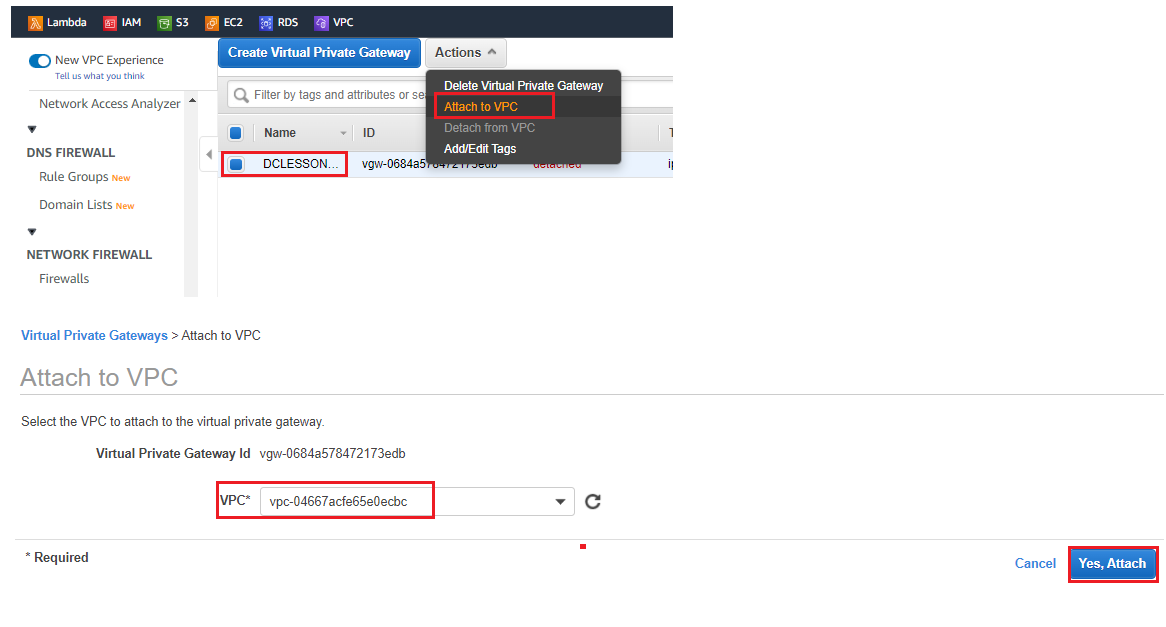 LAB: Configure AWS Site to Site VPN Connection - DCLessons